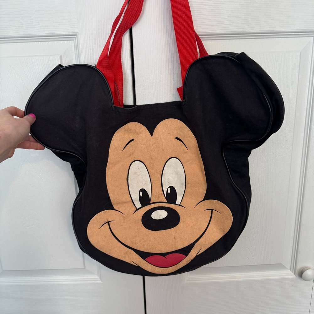 Vintage The Walt Disney Company Mickey Mouse Oversized Tote Bag AS IS